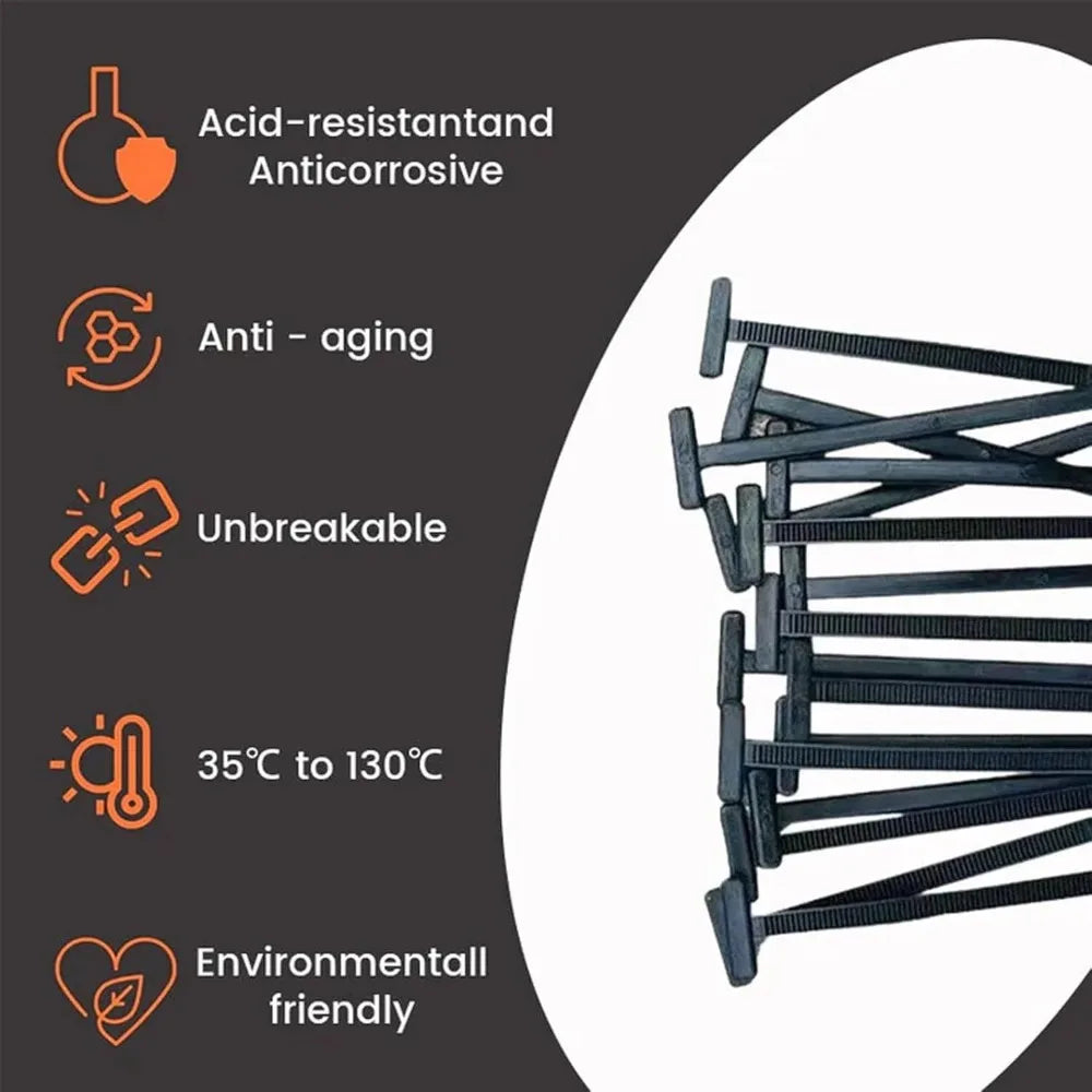 10/30/50PCS Cable Tie Buckle Zip Tie