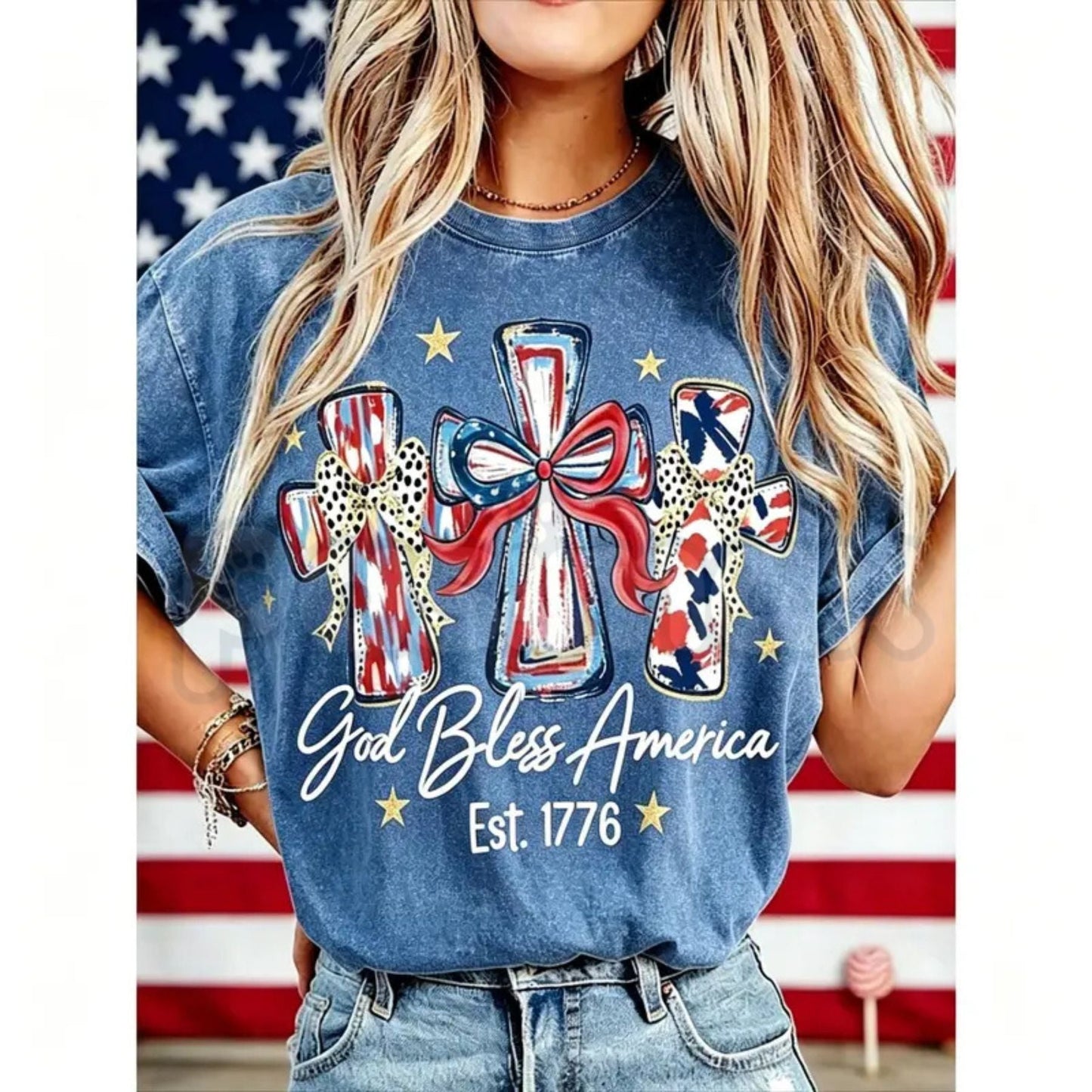 God Bless America Vintage T-Shirt
