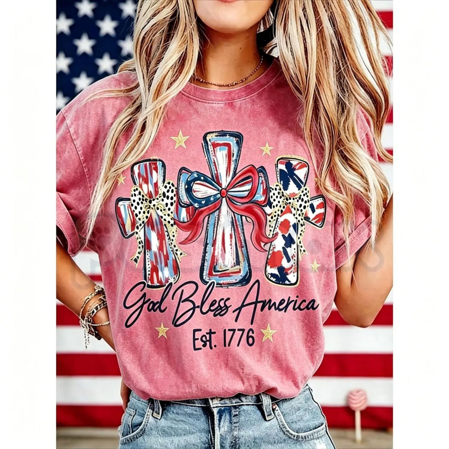 God Bless America Vintage T-Shirt