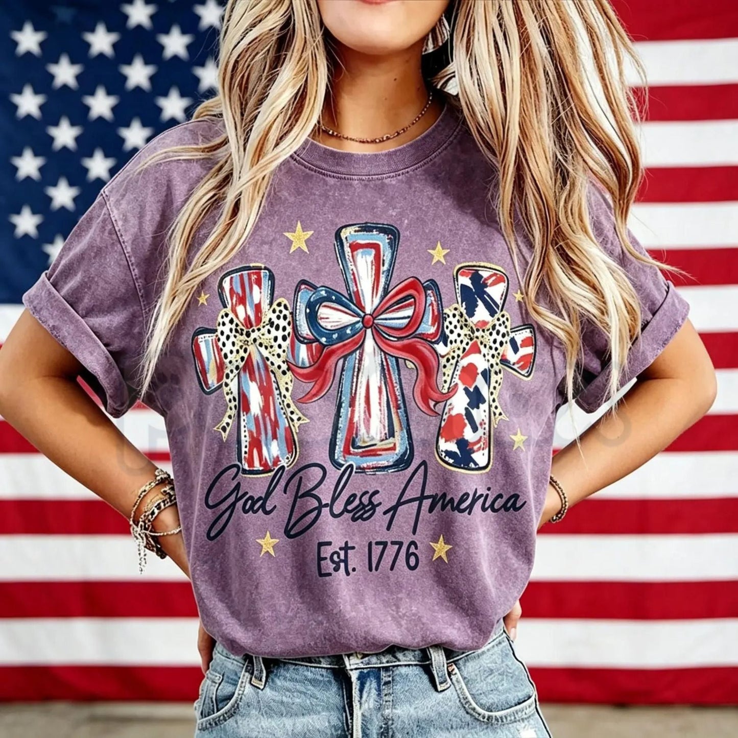 God Bless America Vintage T-Shirt