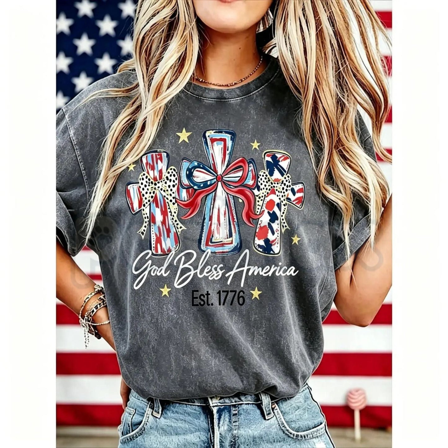 God Bless America Vintage T-Shirt