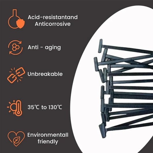 10/30/50PCS Cable Tie Buckle Zip Tie