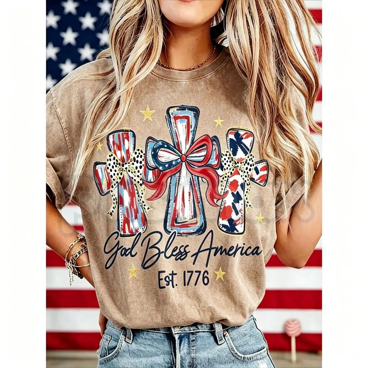 God Bless America Vintage T-Shirt