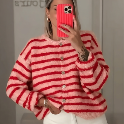 Lunaura™ Striped Vintage Cardigan