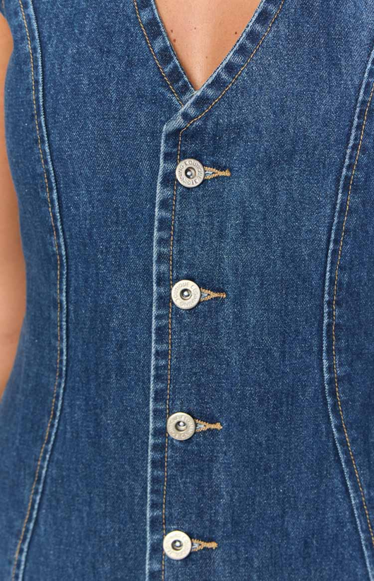 Classic Denim Mini Dress