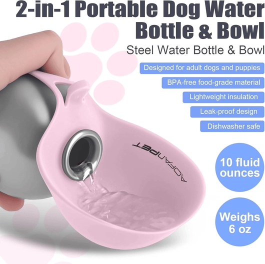 2-in-1 Portable Dog Water Ball