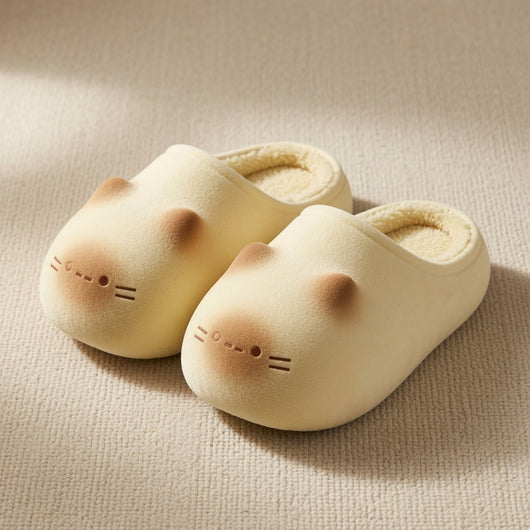 Cat Paw Print Slippers